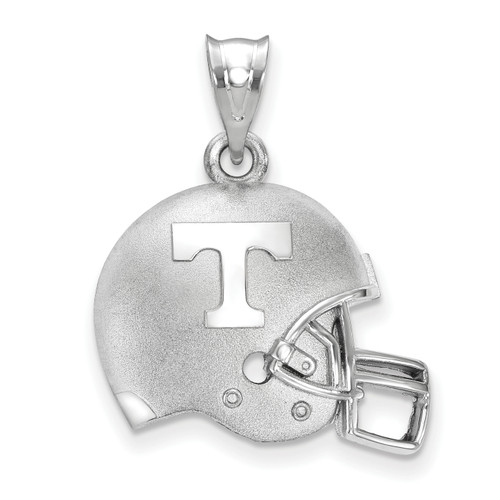 Tennessee Volunteers Logo Art Sterling Silver Football Pendant