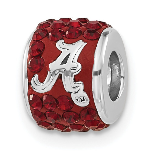 Alabama Crimson Tide Sterling Silver Charm Bead