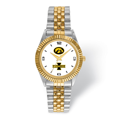 Iowa Hawkeyes Pro Two-Tone Gents Watch