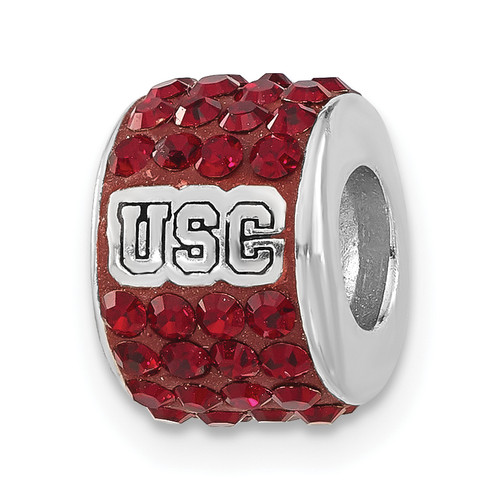 USC Trojans Sterling Silver Charm Bead