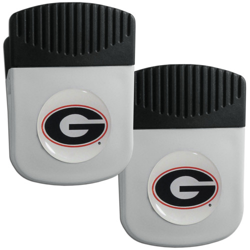 Georgia Bulldogs Clip Magnet with Bottle Opener - 2 Pack