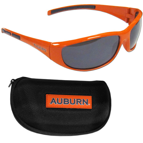 Auburn Tigers Wrap Sunglasses And Hard Case