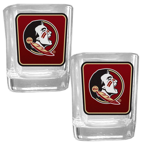 Florida State Seminoles Square Glass Shot Glass Set