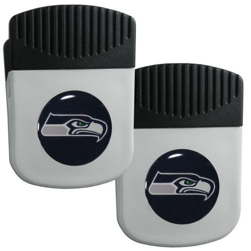 Seattle Seahawks Clip Magnet with Bottle Opener - 2 Pack