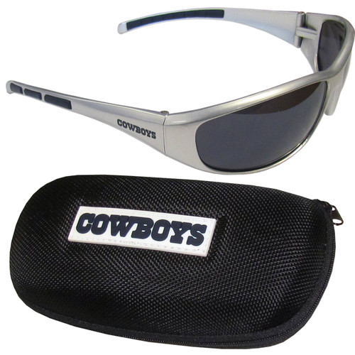 Dallas Cowboys Wrap Sunglass and Case Set