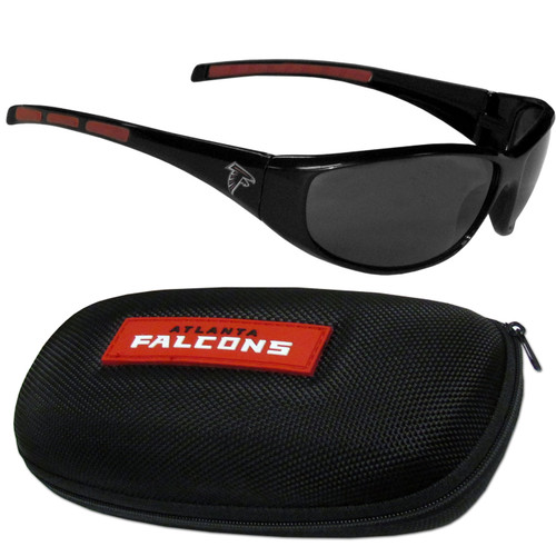 Atlanta Falcons Wrap Sunglasses And Hard Case