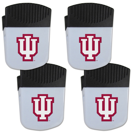 Indiana Hoosiers 4 Pack Chip Clip Magnet With Bottle Opener