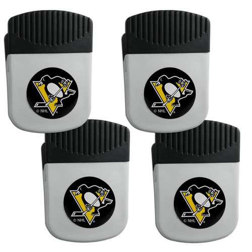 Pittsburgh Penguins Siskiyou 4 Pack Chip Clip Magnet