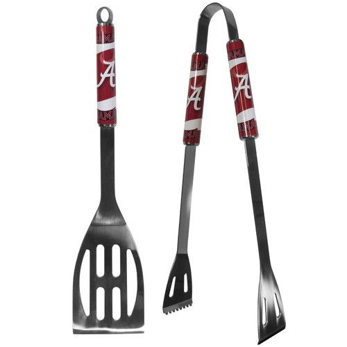 Alabama Crimson Tide 2 Piece Steel BBQ Tool Set
