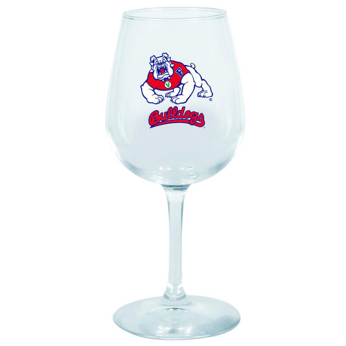 Fresno State Bulldogs Boxed Wine Glass