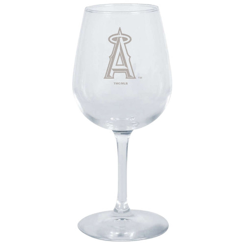 Los Angeles Angels 12.75 oz. Etched Stemmed Wine Glass