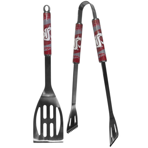 Washington State Cougars 2 Piece Steel BBQ Tool Set