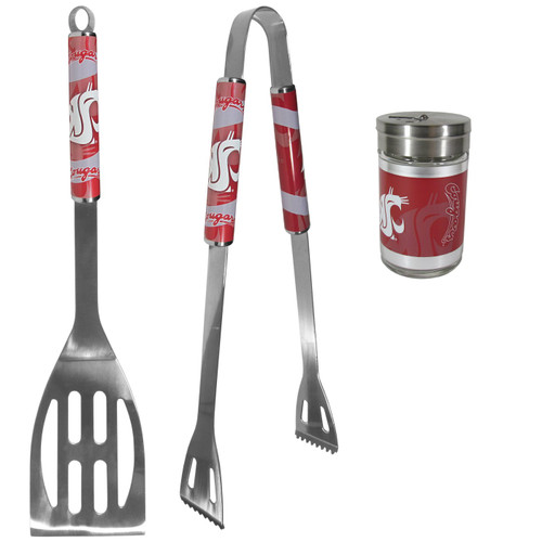 Washington State Cougars 2 Piece BBQ Set with Season Shaker