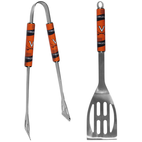 Virginia Cavaliers 2 Piece Steel BBQ Tool Set