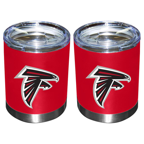 Atlanta Falcons Matte Stainless Steel Single Wall Low Ball