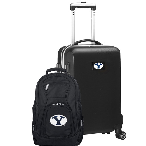 BYU Cougars Deluxe 2-Piece Backpack & Carry-On Set