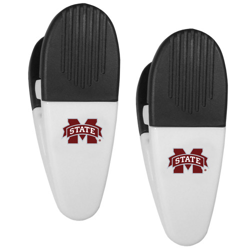 Mississippi State Bulldogs Mini Chip Clip Magnets - 2 Pack