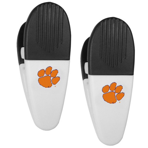 Clemson Tigers Mini Chip Clip Magnets - 2 Pack