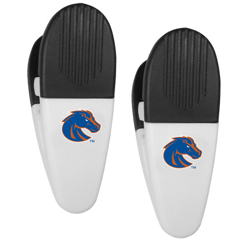 Boise State Broncos Mini Chip Clip Magnets - 2 Pack