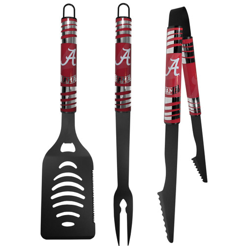 Alabama Crimson Tide 3 Piece Black Tailgater BBQ Set