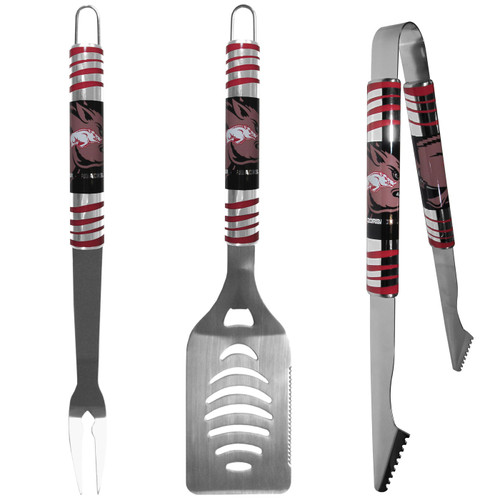 Arkansas Razorbacks 3 Piece Tailgater BBQ Set