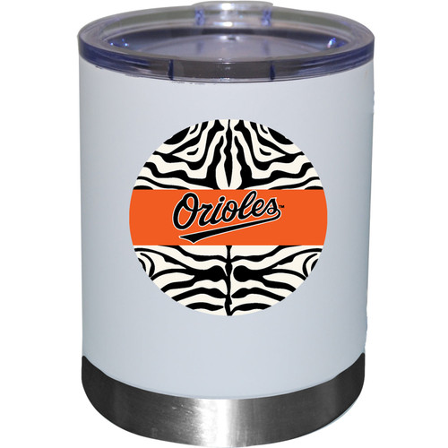 Baltimore Orioles 12 oz. Stainless Steel Lowball Tumbler