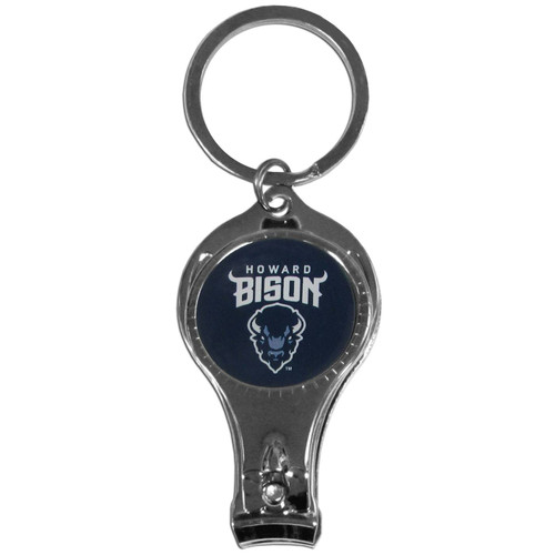 Howard Bison Nail Care/Bottle Opener Key Chain