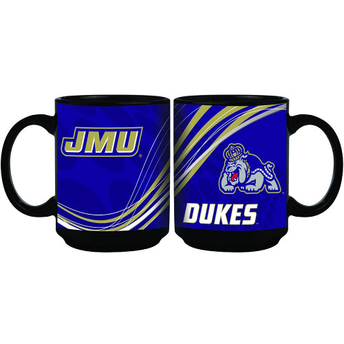 James Madison Dukes 15 oz. Black Dynamic Mug