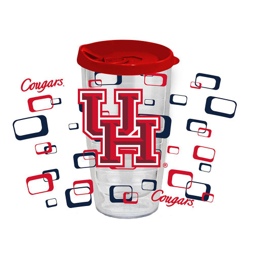 Houston Cougars 16 oz. Tritan Tumbler with Color Lid