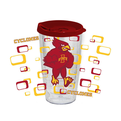 Iowa State Cyclones 16 oz. Tritan Tumbler with Color Lid