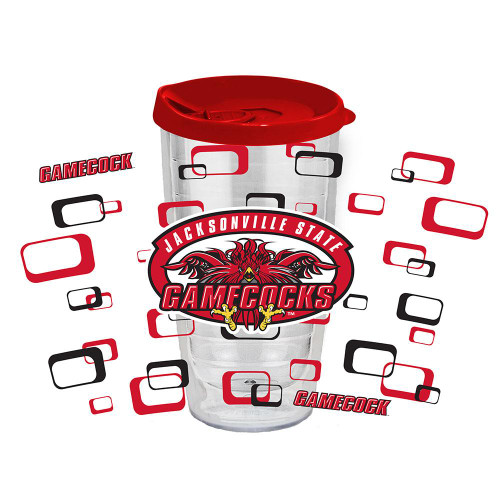 Jacksonville State Gamecocks 16 oz. Tritan Tumbler with Color Lid