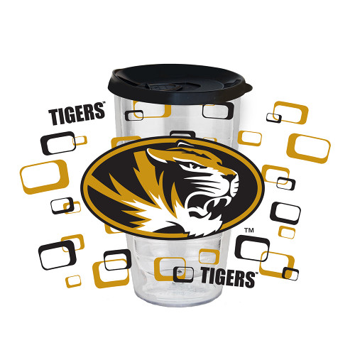 Missouri Tigers 16 oz. Tritan Tumbler with Color Lid