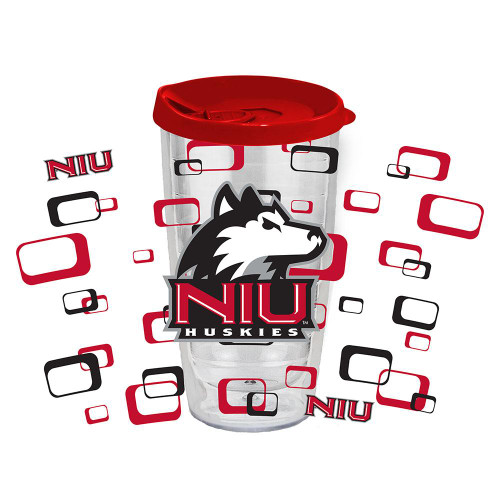 Northern Illinois Huskies 16 oz. Tritan Tumbler with Color Lid
