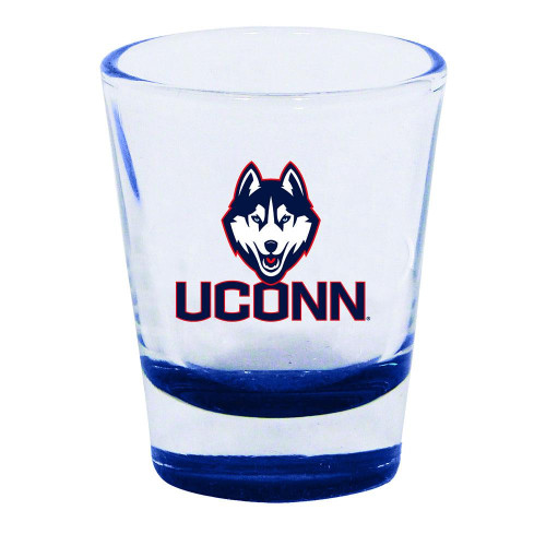 Connecticut Huskies 2 oz. Highlight Bottom Shot Glass