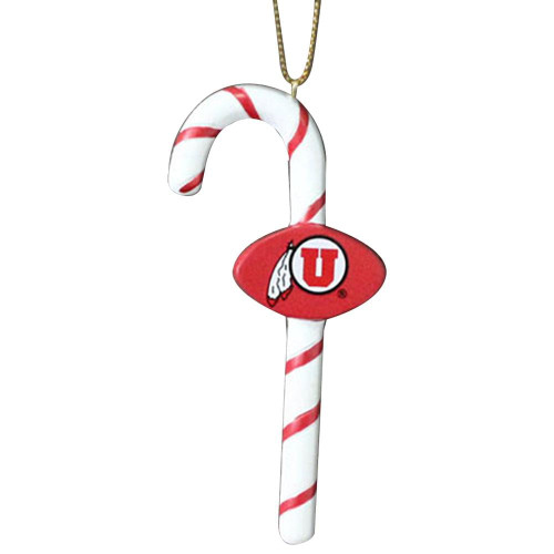Utah Utes 2-Pack Candy Cane Ornament Set