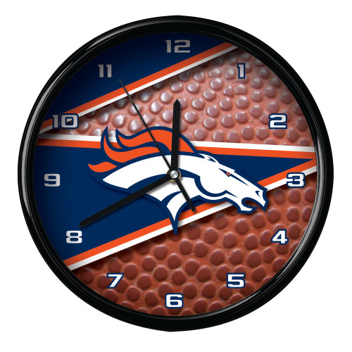 Denver Broncos NFL Football Clock