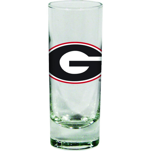 Georgia Bulldogs 2 oz. Cordial Glass