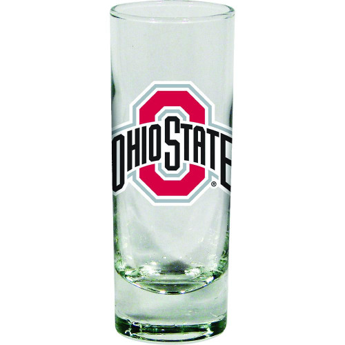 Ohio State Buckeyes Large Decal 2 oz. Cordial Glass