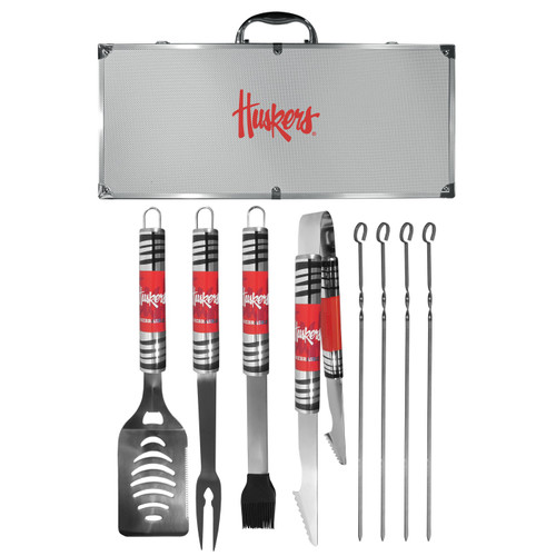 Nebraska Cornhuskers 8 Piece Tailgater BBQ Set