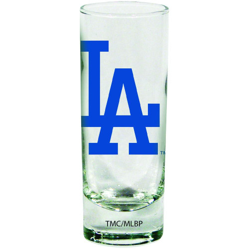 Los Angeles Dodgers Large Decal 2 oz. Cordial Glass