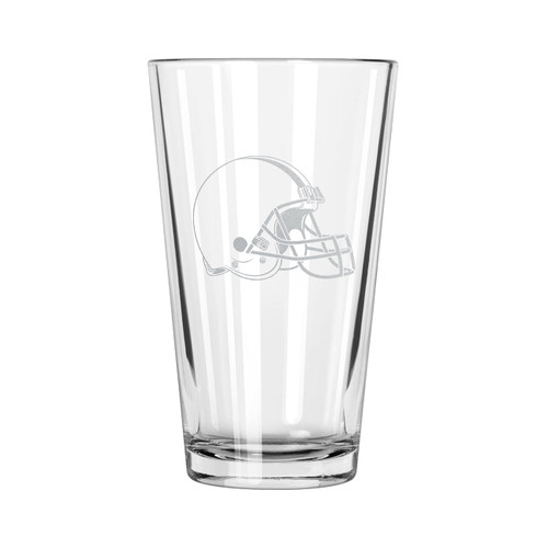Cleveland Browns 17 oz. Etched Pint Glass