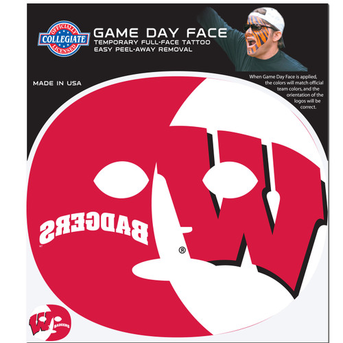 Wisconsin Badgers Set of 8 Game Day Faces