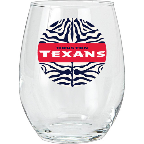 Houston Texans 15 oz. Stemless Wine Glass