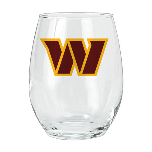 Washington Commanders 15 oz. Stemless Wine Glass