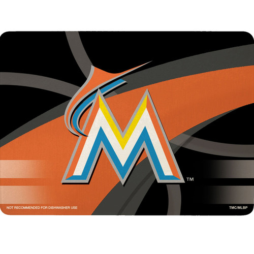 Miami Marlins Carbon Fiber Cutting Board