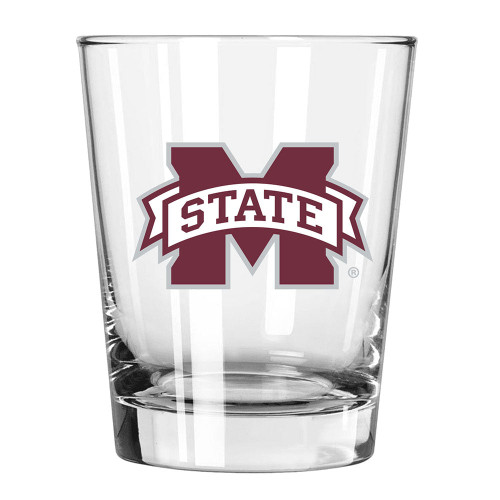 Mississippi State Bulldogs 15 oz. Double Old Fashioned Glass