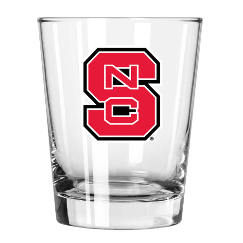 North Carolina State Wolfpack 15 oz. Double Old Fashioned Glass