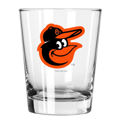 Baltimore Orioles 15 oz. Double Old Fashioned Glass