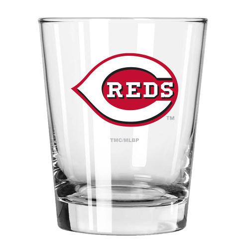 Cincinnati Reds 15 oz. Double Old Fashioned Glass