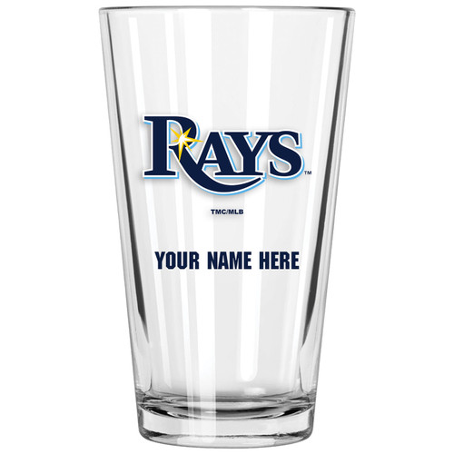Tampa Bay Rays Personalized 16 oz. Pint Glass
